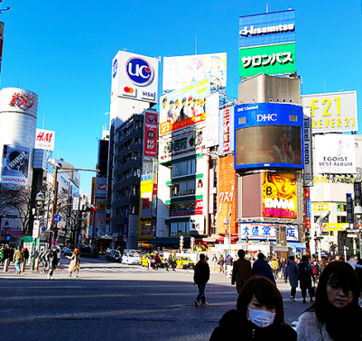 Shibuya Crossing - Tokyo on a budget