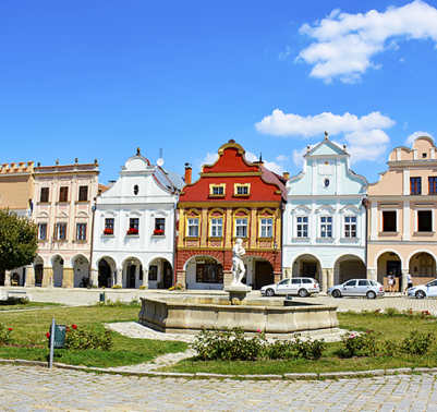 Travel with Mia - Telc Czech Republic - Hidden Gem colorful