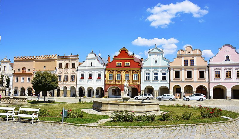 Travel with Mia - Telc Czech Republic - Hidden Gem colorful